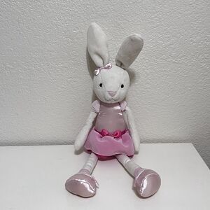Jellycat Bitsy Bunny Rabbit Ballerina Plush Stuffed Animal Tutu 17" STAINS